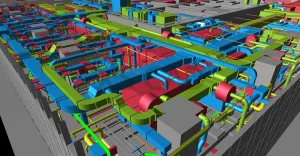 How Is 3D Building Services Design Helping Coordination? duct design for HVAC system
